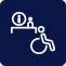 車椅子の貸出可能 (1台)